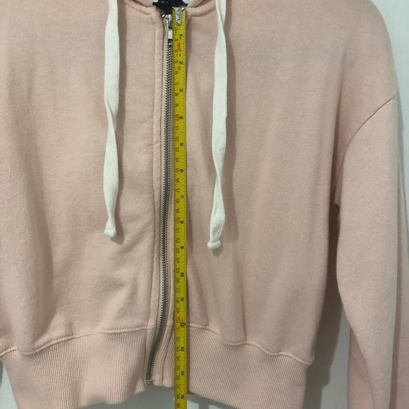 Forever 21 Pink & White Cropped Hoodie 💖 - Picture 13 of 14